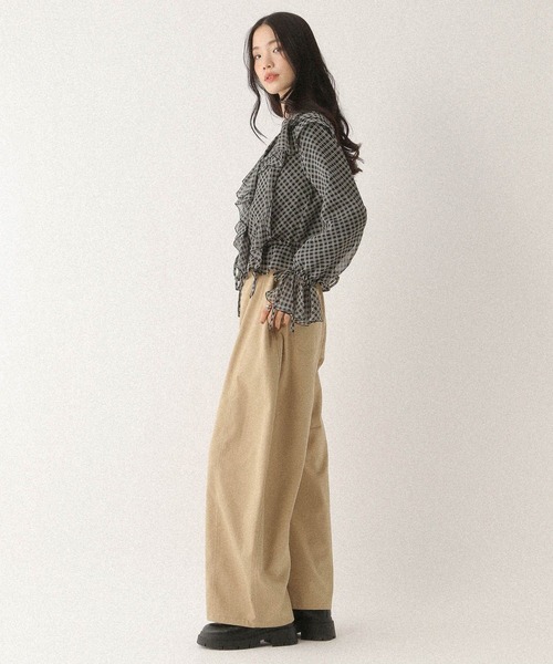 Heather（ヘザー）の「アソートラッフルフリルブラウス　592559（シャツ/ブラウス・レディース・オフホワイト/ブラック系その他/ホワイト系その他・FREE）」の20枚目の写真