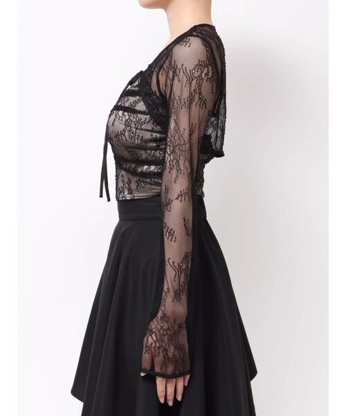 EATME(イートミー)の「レースキャミブラウスセット(シャツ/ブラウス・レディース・オレンジ/オフホワイト/ブラック・FREE)」の17枚目の写真