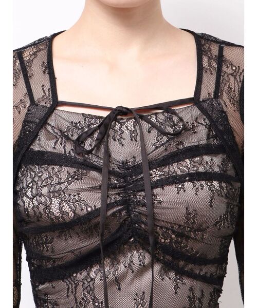 EATME(イートミー)の「レースキャミブラウスセット(シャツ/ブラウス・レディース・オレンジ/オフホワイト/ブラック・FREE)」の19枚目の写真