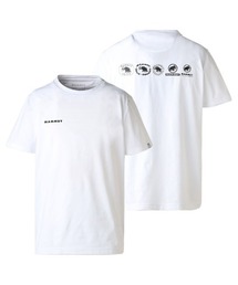 QD ロゴ ヒストリー P1 プリント Tシャツ アジアンフィット / QD Logo History P1 Print T-Shirt AF