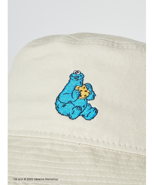 SESAME STREET（セサミストリート）の「【SESAME STREET MARKET | NEW ERAR】コラボレーション キャラクターズ バケットハット（ハット・レディース・ピンク/ライトベージュ・F）」の8枚目の写真