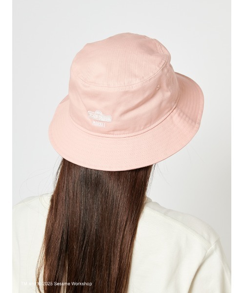 SESAME STREET（セサミストリート）の「【SESAME STREET MARKET | NEW ERAR】コラボレーション キャラクターズ バケットハット（ハット・レディース・ピンク/ライトベージュ・F）」の6枚目の写真