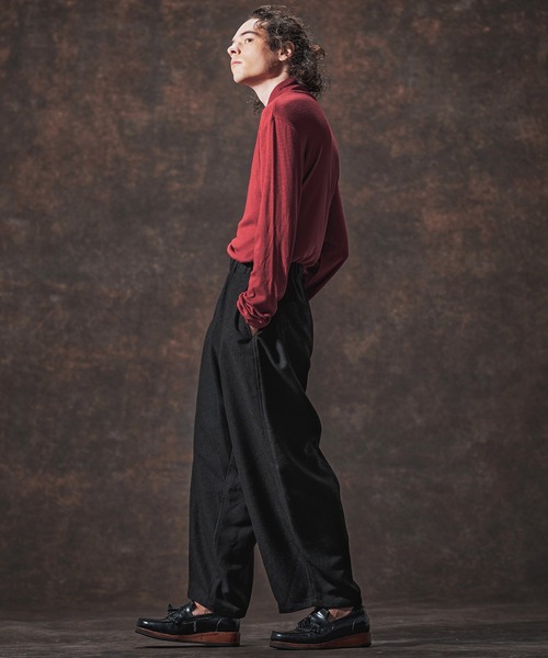 Jih Nunc（ジーヌンク）の「mlt5360-ミドル丈タートルネックカットソー(JIH-R1133)（Tシャツ/カットソー・メンズ・ブラック/パープル/レッド・L/M/S）」の8枚目の写真