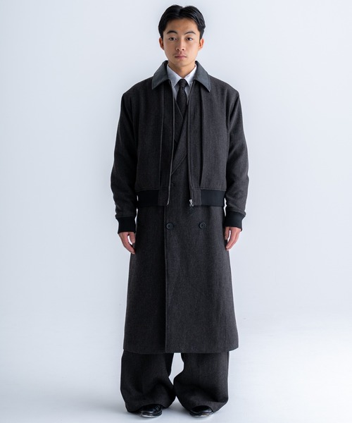 SINSS(シンス)の「Tweed classic tie / ツイードクラシックネクタイ(ネクタイ・メンズ・ブラウン/チャコール・FREE)」の10枚目の写真