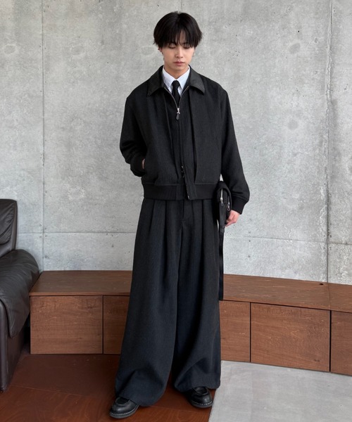 SINSS(シンス)の「Tweed classic tie / ツイードクラシックネクタイ(ネクタイ・メンズ・ブラウン/チャコール・FREE)」の14枚目の写真