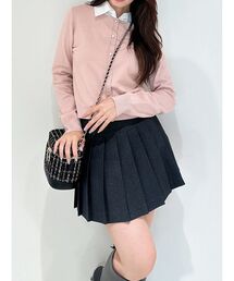 【ZOZO限定】カラードッキングニットトップス