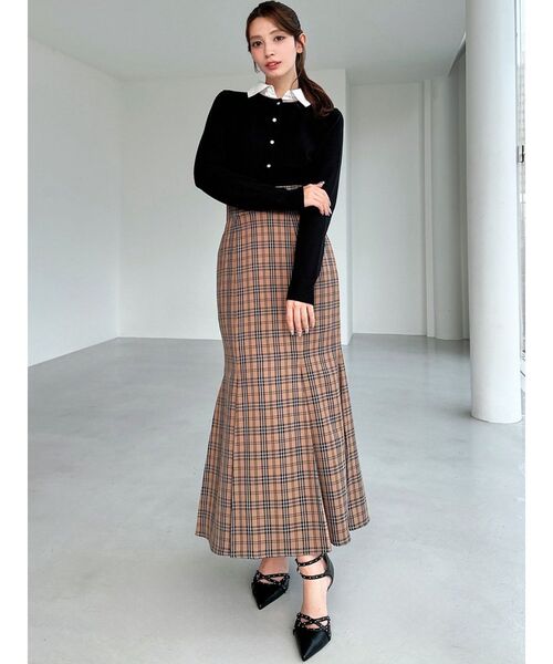 RESEXXY（リゼクシー）の「【ZOZO限定】カラードッキングニットトップス（ニット/セーター・レディース・ライトグレー/ピンク/ネイビー/ブラック・FREE）」の21枚目の写真