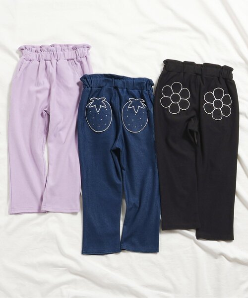 apres les cours(アプレレクール)の「【ジュニア対応】3柄ポケットモチーフカットソーパンツ(その他パンツ・キッズ・ブラック/ブルー/ラベンダー・90/100/110/120/80/130/140)」の6枚目の写真