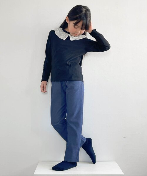 apres les cours(アプレレクール)の「【ジュニア対応】3柄ポケットモチーフカットソーパンツ(その他パンツ・キッズ・ブラック/ブルー/ラベンダー・90/100/110/120/80/130/140)」の11枚目の写真