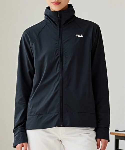 FILA】レディース UVカット ジップアップ ラッシュガード 日よけ