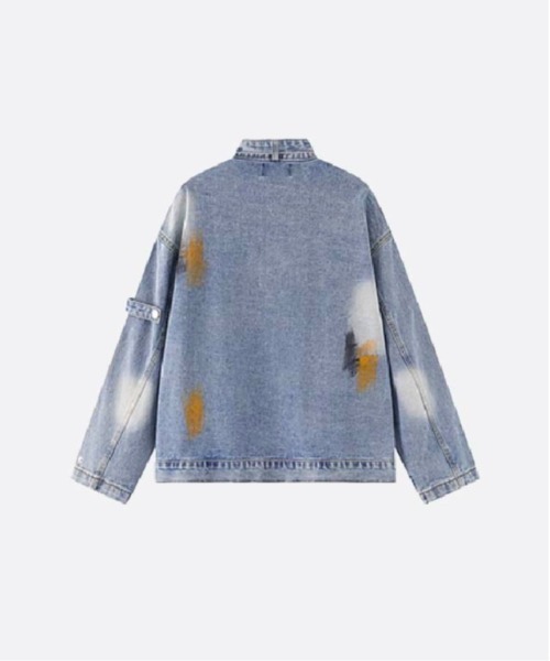 Botanical Embroidery Denim Jacket