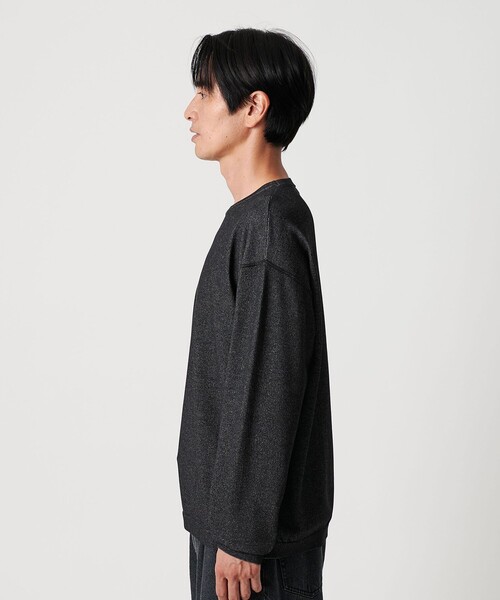 BEAUTY&YOUTH UNITED ARROWS(ビューティーアンドユースユナイテッドアローズ)の「プレーティング フェード クルーネック ニット 抗菌・防臭機能付き(ニット/セーター・メンズ・ライラック/ブラック/ライトグレー・XL/L/S/M)」の8枚目の写真