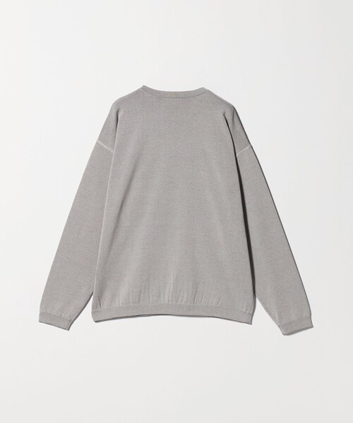BEAUTY&YOUTH UNITED ARROWS(ビューティーアンドユースユナイテッドアローズ)の「プレーティング フェード クルーネック ニット 抗菌・防臭機能付き(ニット/セーター・メンズ・ライラック/ブラック/ライトグレー・XL/L/S/M)」の11枚目の写真