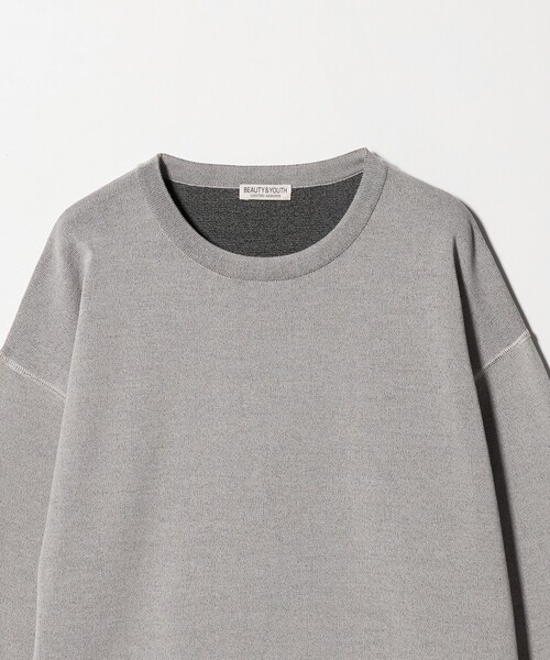 BEAUTY&YOUTH UNITED ARROWS(ビューティーアンドユースユナイテッドアローズ)の「プレーティング フェード クルーネック ニット 抗菌・防臭機能付き(ニット/セーター・メンズ・ライラック/ブラック/ライトグレー・XL/L/S/M)」の12枚目の写真