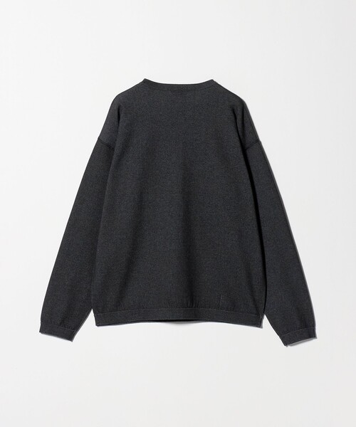 セール】プレーティング フェード クルーネック ニット 抗菌・防臭機能