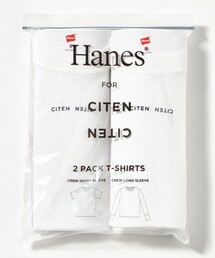CITEN | 【別注】<CITEN>Hanes×CITEN 2パックロゴT(Tシャツ/カットソー)