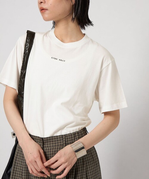 CITEN(シテン)の「【別注】<CITEN>Hanes×CITEN 2パックロゴT(Tシャツ/カットソー・レディース・ホワイト・S/M)」の3枚目の写真