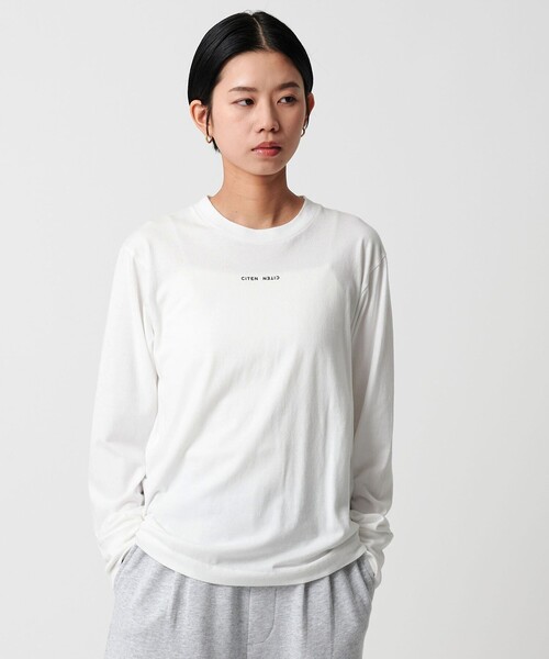CITEN(シテン)の「【別注】<CITEN>Hanes×CITEN 2パックロゴT(Tシャツ/カットソー・レディース・ホワイト・S/M)」の6枚目の写真