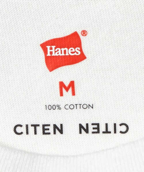 CITEN(シテン)の「【別注】<CITEN>Hanes×CITEN 2パックロゴT(Tシャツ/カットソー・レディース・ホワイト・S/M)」の18枚目の写真