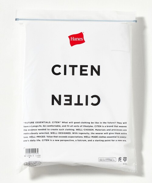 CITEN(シテン)の「【別注】<CITEN>Hanes×CITEN 2パックロゴT(Tシャツ/カットソー・レディース・ホワイト・S/M)」の20枚目の写真