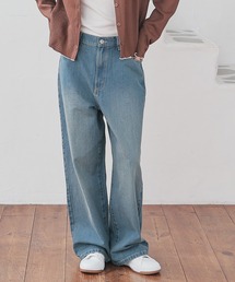 Honeys（ハニーズ）の「ストレートパンツ(股下66cm)（デニムパンツ）」