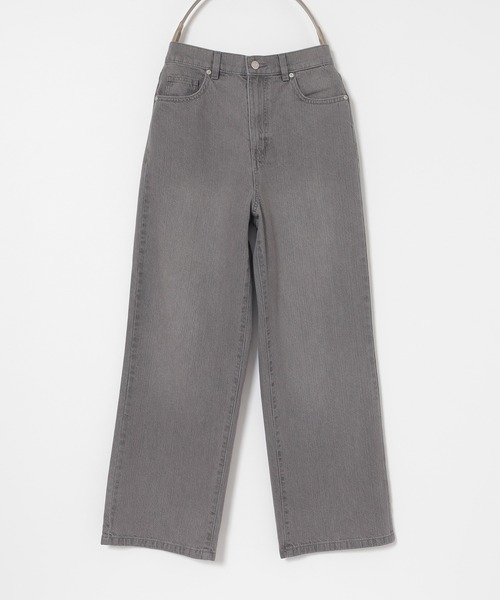Honeys(ハニーズ)の「ストレートパンツ(股下66cm)(デニムパンツ・レディース・ブルー系その他/グレー/ブルー系その他3/ライトグレー・3L/L/LL/M/S/SS)」の20枚目の写真