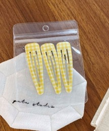 9個セット　新品未使用　ヘアクリップイエロー系 イエロー系 UNTITLED (Women)のヘアアクセサリー | レディース