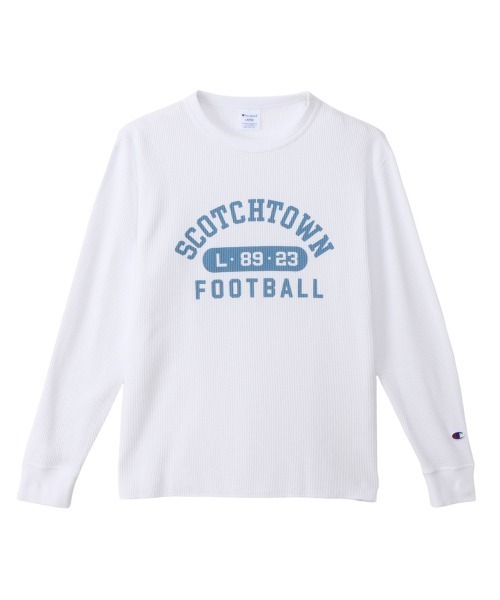 Champion(チャンピオン)の「チャンピオン LONG SLEEVE T-SHIRT_(Tシャツ/カットソー・メンズ・ブラック/ネイビー/ホワイト・LL/M/L)」の1枚目の写真