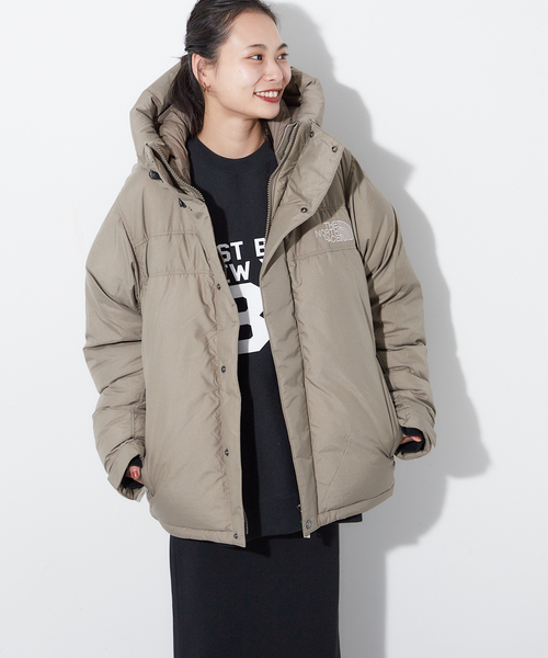 THE NORTH FACE(ザノースフェイス)の「《追加》【THE NORTH FACE】 Alteration Baffs Jacket:ダウンジャケット(ダウンジャケット/コート・レディース・ベージュ/ブラック・X-SMALL/SMALL)」の13枚目の写真