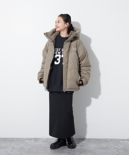 THE NORTH FACE(ザノースフェイス)の「《追加》【THE NORTH FACE】 Alteration Baffs Jacket:ダウンジャケット(ダウンジャケット/コート・レディース・ベージュ/ブラック・X-SMALL/SMALL)」の16枚目の写真