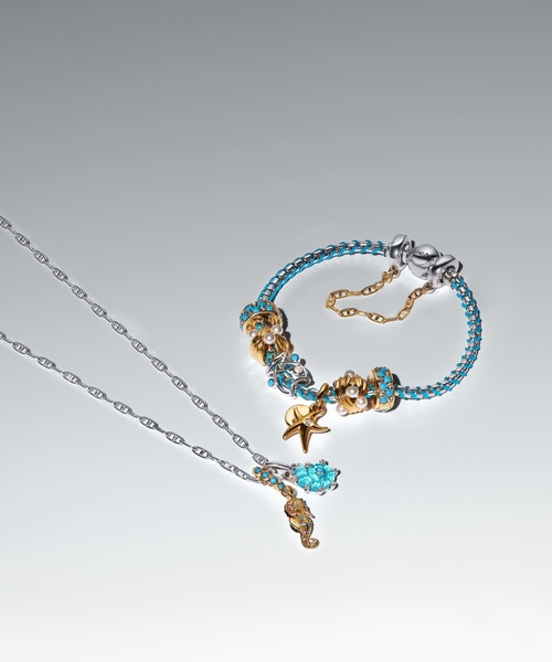 ブルーコード スネークチェーン ブレスレット（ブレスレット