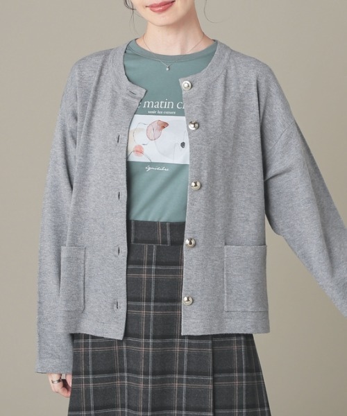 GLACIER lusso(グラシアルッソ)の「フォトプリントTシャツ(Tシャツ/カットソー・レディース・グリーン/ホワイト×グレー/スミクロ/ホワイト×ピンク・L/LL/S/M)」の4枚目の写真