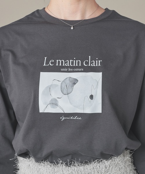 GLACIER lusso(グラシアルッソ)の「フォトプリントTシャツ(Tシャツ/カットソー・レディース・グリーン/ホワイト×グレー/スミクロ/ホワイト×ピンク・L/LL/S/M)」の10枚目の写真