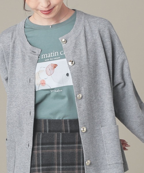 GLACIER lusso(グラシアルッソ)の「フォトプリントTシャツ(Tシャツ/カットソー・レディース・グリーン/ホワイト×グレー/スミクロ/ホワイト×ピンク・L/LL/S/M)」の16枚目の写真