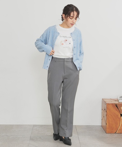 GLACIER lusso(グラシアルッソ)の「フォトプリントTシャツ(Tシャツ/カットソー・レディース・グリーン/ホワイト×グレー/スミクロ/ホワイト×ピンク・L/LL/S/M)」の20枚目の写真