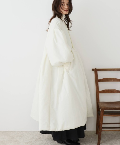 Libra Cue(リブラ キュー)の「MA-1モンスターコート(ダウンジャケット/コート・レディース・ブラック/カーキ/ネイビー/アイボリー・FREE)」の18枚目の写真