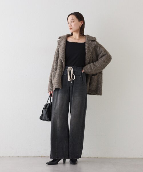 セール】【インフルエンサーYossshiiii企画】ボアライクコーディガン