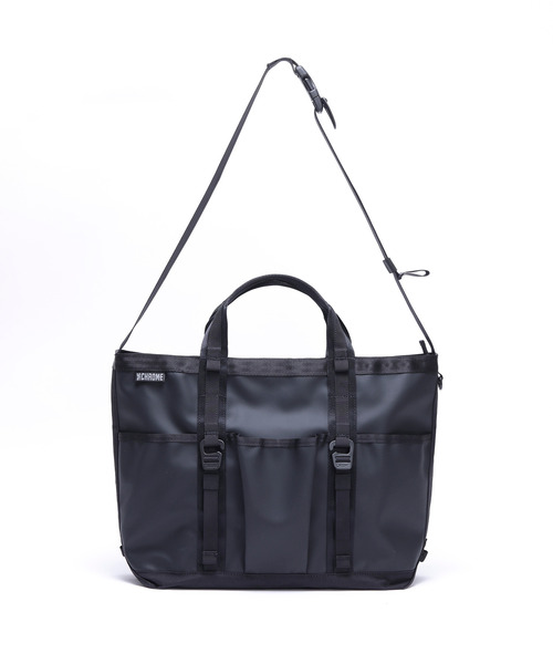 CHROME（クローム）の「［ CHROME / クローム ］GROCERY TOTE MSNGR 15L MABK_MATTE BLACK / グローサリー トート メッセンジャー 15L マット ブラック 耐水 トートバッグ（トートバッグ・メンズ・ブラック系その他・FREE）」の3枚目の写真