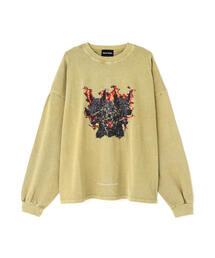 DANKE SCHON | 【WEB&DEPOT限定】DankeSchon/ダンケシェーン/PIGMENT L/S TEE DOG(Tシャツ/カットソー)