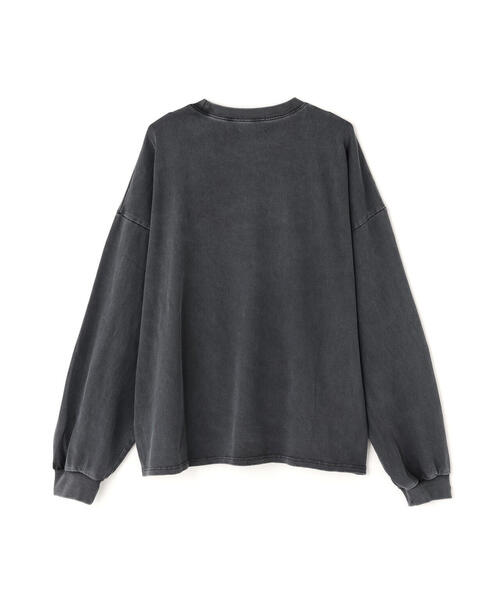 DANKE SCHON（ダンケシェーン）の「【WEB&DEPOT限定】DankeSchon/ダンケシェーン/PIGMENT L/S TEE DOG（Tシャツ/カットソー・レディース・ブラック/ベージュ・L/M）」の12枚目の写真