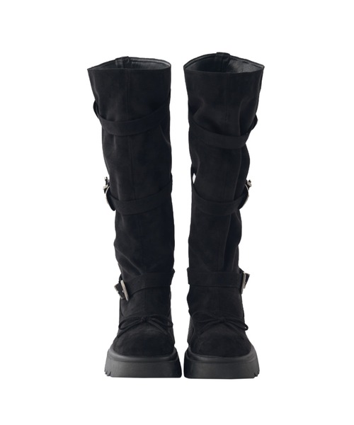 idem(イデム)の「2way kushu-kushu suede boots / 2wayスエードブーツ(ブーツ・レディース・ブラウン/ブラック・SMALL/MEDIUM/LARGE)」の18枚目の写真