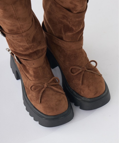 セール】2way kushu-kushu suede boots / 2wayスエードブーツ（ブーツ