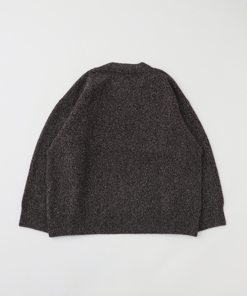 トップス 25AW SEEALL NORA CARDIGAN BLACK YAK WOOL 25AW SEEALL NORA CARDIGAN BLACK YAK WOOL Wool Cardigan – Black