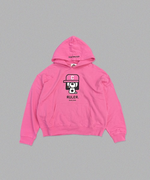 centimeter(センチメーター)の「Boxy ruler hoodie(パーカー・メンズ・ヘザーグレー/ブラック/ピンク・MEDIUM/LARGE/X-LARGE)」の3枚目の写真