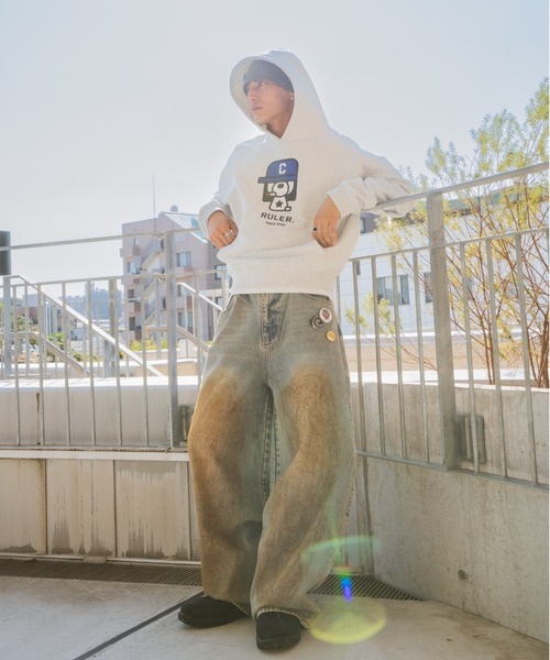 centimeter(センチメーター)の「Boxy ruler hoodie(パーカー・メンズ・ヘザーグレー/ブラック/ピンク・MEDIUM/LARGE/X-LARGE)」の10枚目の写真