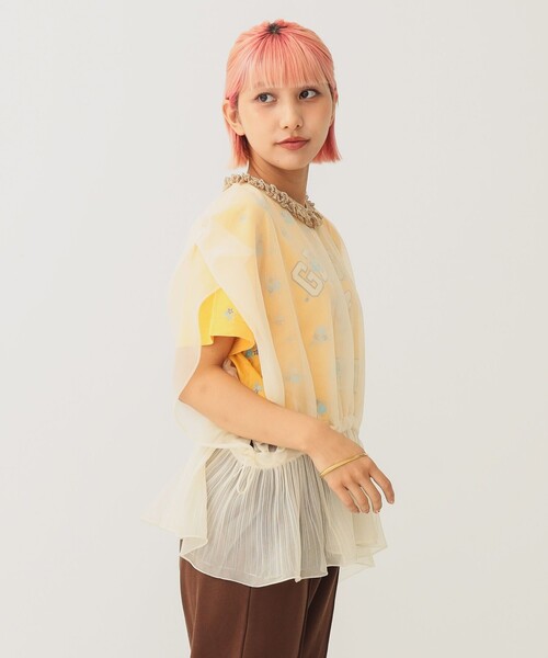 BEAMS COUTURE(ビームスクチュール)の「シースルー ニットベスト(ベスト・レディース・ブラック/ベージュ/オフホワイト・ONE SIZE)」の22枚目の写真