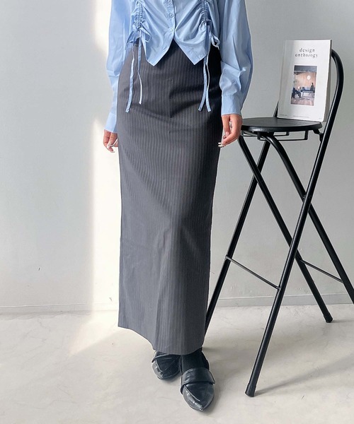 ストレートマキシスカート