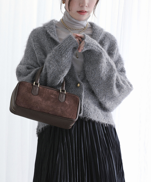 La TOTALITE(ラトータリテ)の「【洗える】ポップヤーンボレロカーディガン(カーディガン/ボレロ・レディース・ピンク/チャコールグレー/ホワイト・FREE)」の12枚目の写真