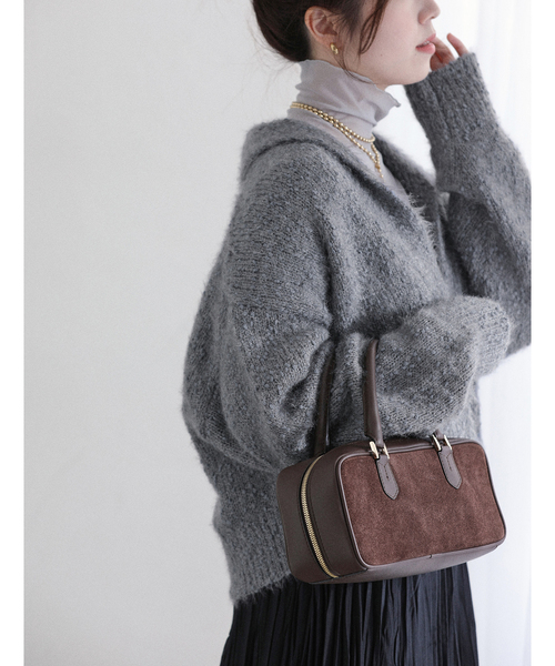 La TOTALITE(ラトータリテ)の「【洗える】ポップヤーンボレロカーディガン(カーディガン/ボレロ・レディース・ピンク/チャコールグレー/ホワイト・FREE)」の14枚目の写真