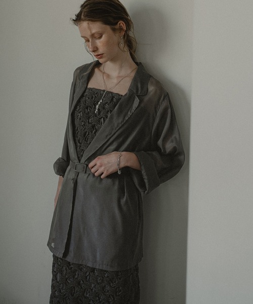 Shirred layered dress set（ドレス）｜et.UNiVER（エトユニベール）の